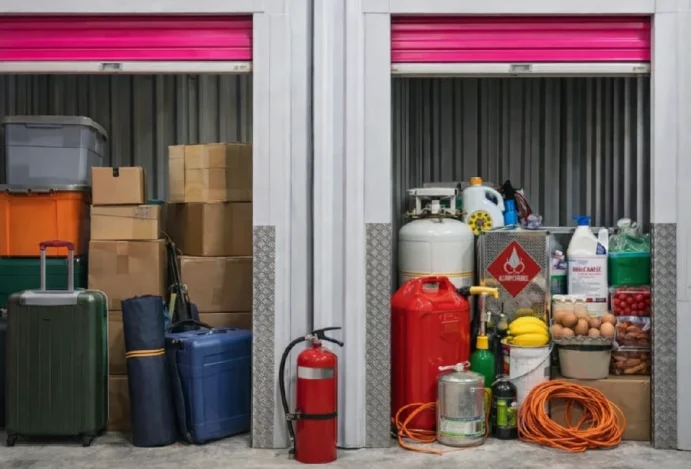 O que pode e o que não pode ser guardado em um self storage