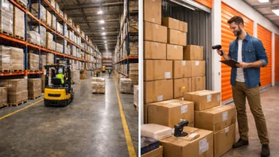 Comparação entre Self Storage e Centro de distribuição