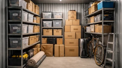 Como organizar um box de armazenamento de forma eficiente