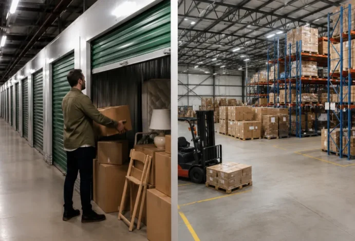 Diferença entre galpão logístico e self storage na prática