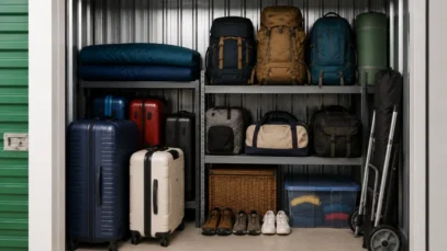 Onde Guardar Malas, Mochilas e Acessórios de Viagem sem Ocupar Espaço em Casa