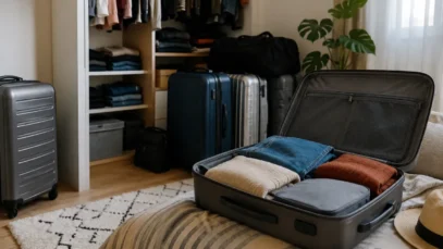 Por que guardar malas em casa ocupa mais espaço do que parece