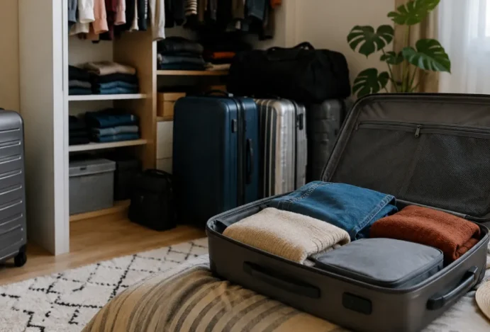 Por que guardar malas em casa ocupa mais espaço do que parece