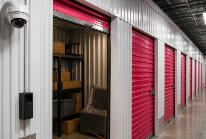 Como funciona a segurança em um self storage?