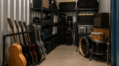 Como guardar equipamentos musicais com segurança