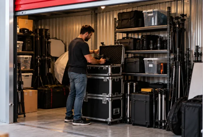 Como profissionais liberais usam self storage para organizar equipamentos