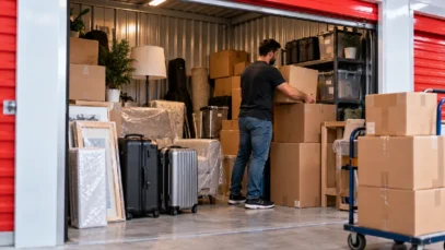 Mudança internacional: como usar self storage como base temporária