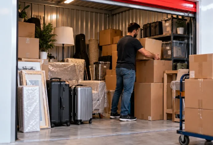 Mudança internacional: como usar self storage como base temporária