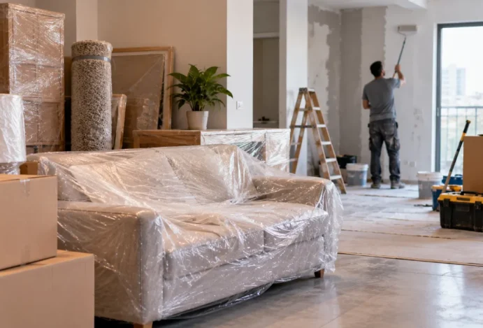 Como evitar danos a móveis durante obras e reformas