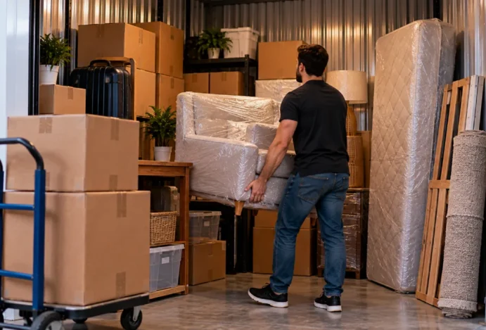 Guarda-volumes como solução para transições residenciais