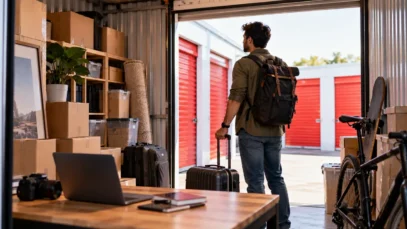 Nômades digitais: como o self storage apoia um estilo de vida sem endereço fixo